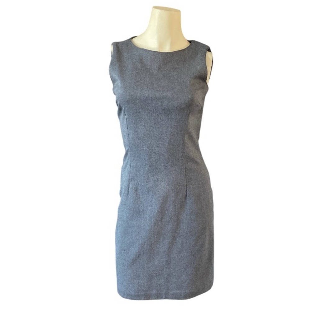 Vintage Hennes Collection for H&M Womens Bodycon Dress, Sleeveless Eu 36 Gray